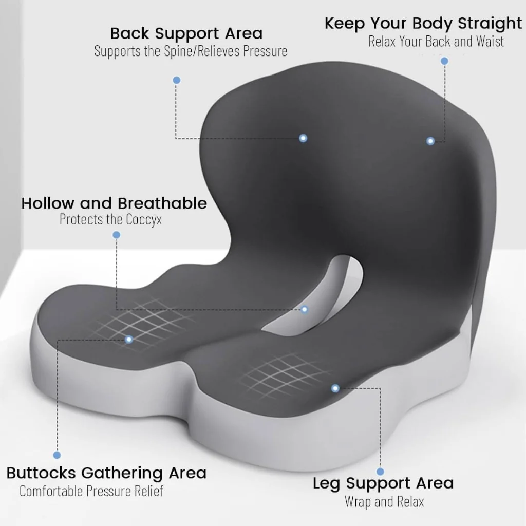 Car Seat Cushion Office Chair Ergonomic Support - Image 6