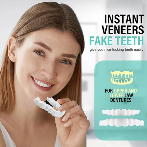 Instant Veneers Missing Teeth Natural-Looking Dental - Image 7