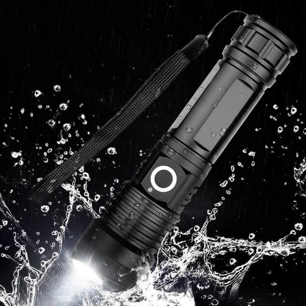 Rechargeable Flashlight High Lumen Powerful Compact Design - Image 4