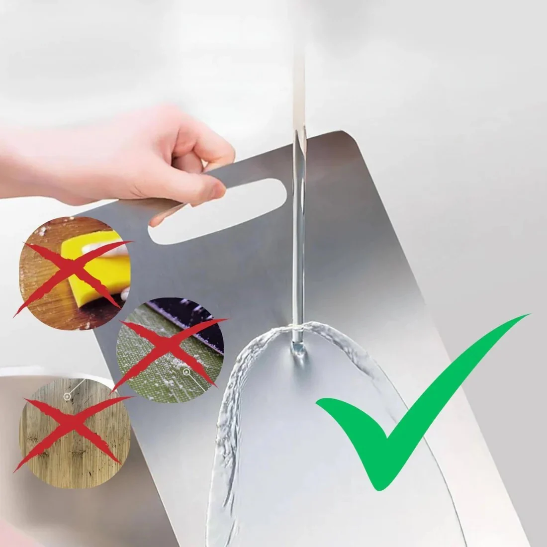 Titanium Cutting Board Durable Non-Slip Kitchen Prep Surface - Image 13