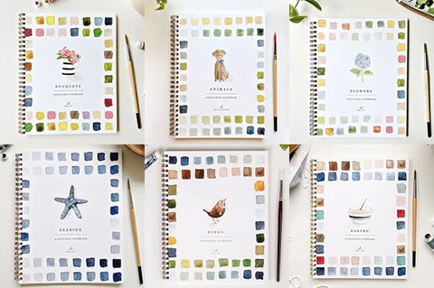 Watercolor Workbook Beginners Step-By-Step Painting Guide - Image 13